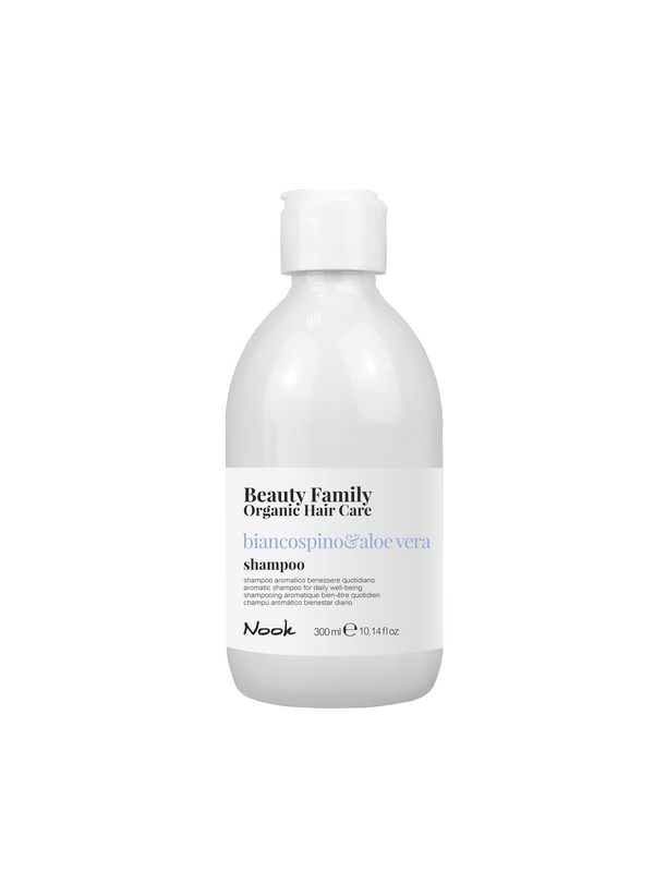 BEAUTY FAMILY OHC – Aubépine & Aloe Vera – Shampooing 300 ml – Bien-être quotidien