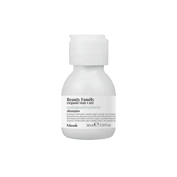 MXSHA27307þBEAUTY FAMILY OHC - Châtaigne & Prêle des champs - Shampooing 60 ml - Cheveux longs et pointes cassa