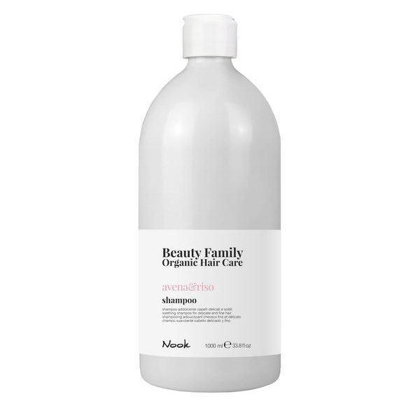 MXSHA27312þBEAUTY FAMILY OHC - Avoine & Riz - Shampooing 1000 ml - Cheveux fins et délicats