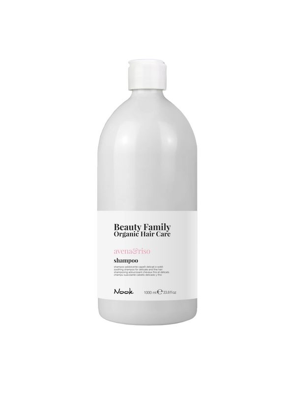 BEAUTY FAMILY OHC – Avoine & Riz – Shampooing 1000 ml – Cheveux fins et délicats