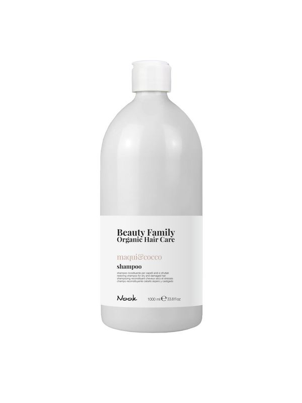 BEAUTY FAMILY OHC – Maqui & Coco – Shampooing 1000 ml – Cheveux secs et stressés