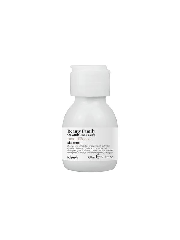 BEAUTY FAMILY OHC – Maqui & Coco – Shampooing 60 ml – Cheveux secs et stressés