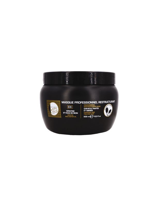 KERAGOLD – CC – Masque 500 ml – Kératine et huile de ricin