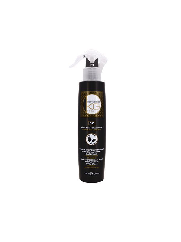 KERAGOLD – CC – Crème en spray 250 ml – Kératine et huile de ricin