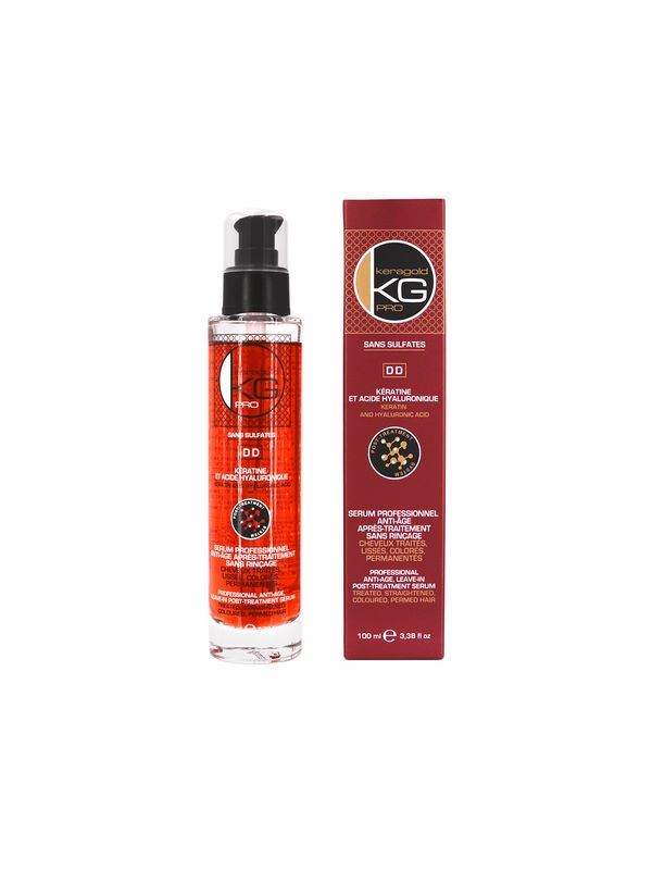 KERAGOLD – DD – Sérum Kératine et acide hyaluronique sans sulfates 100 ml