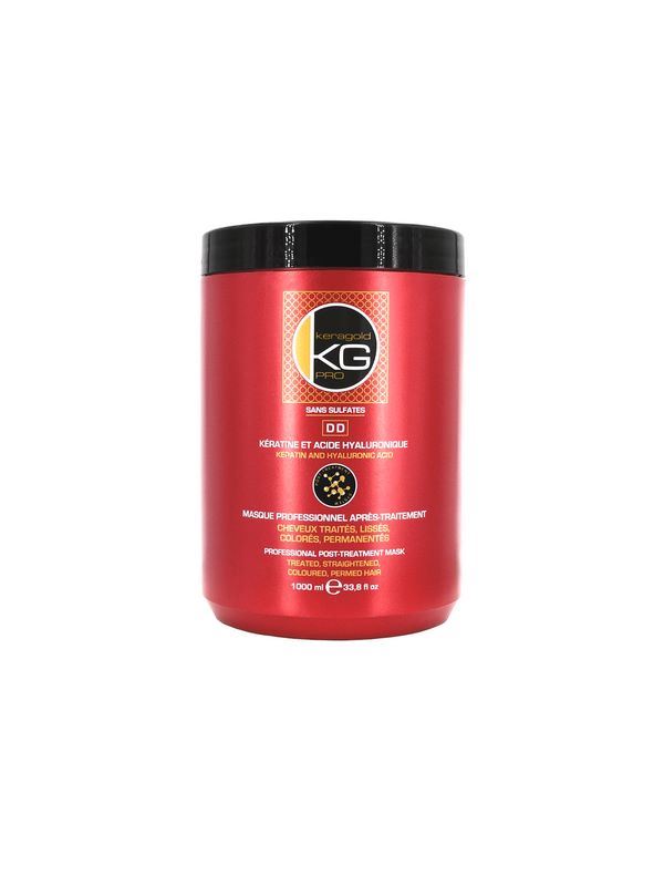 KERAGOLD – DD – Masque 1000 ml – Kératine et acide hyaluronique sans sulfates