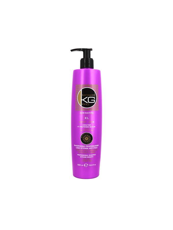 KERAGOLD – XL – Shampooing 500 ml – Kératine et protéines de soie sans sulfates