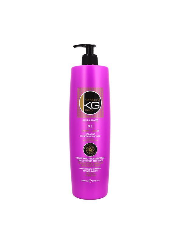 KERAGOLD – XL – Shampooing 1000 ml – Kératine et protéines de soie sans sulfates