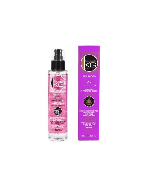 KERAGOLD – XL – Sérum Kératine et protéines de soie sans sulfates 100 ml