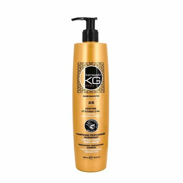 K24055þKERAGOLD - AB - Shampooing 500 ml - Kératine et extrait d'ail sans sulfates