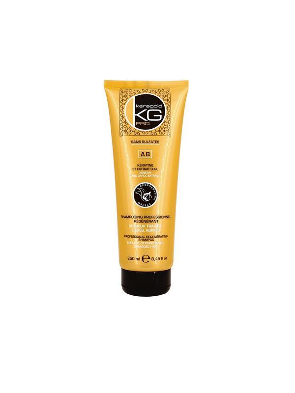 KERAGOLD – AB – Shampooing 250 ml – Kératine et extrait d’ail sans sulfates