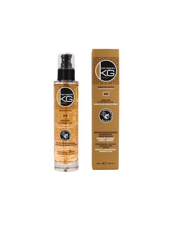 KERAGOLD – AB – Sérum 100 ml – Kératine et extrait d’ail sans sulfates