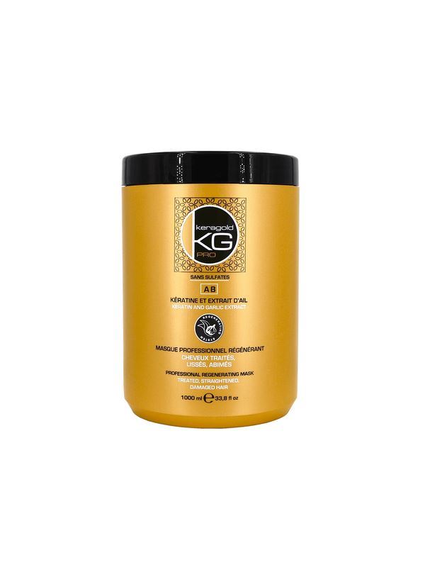 KERAGOLD – AB – Masque 1000 ml – Kératine et extrait d’ail sans sulfates