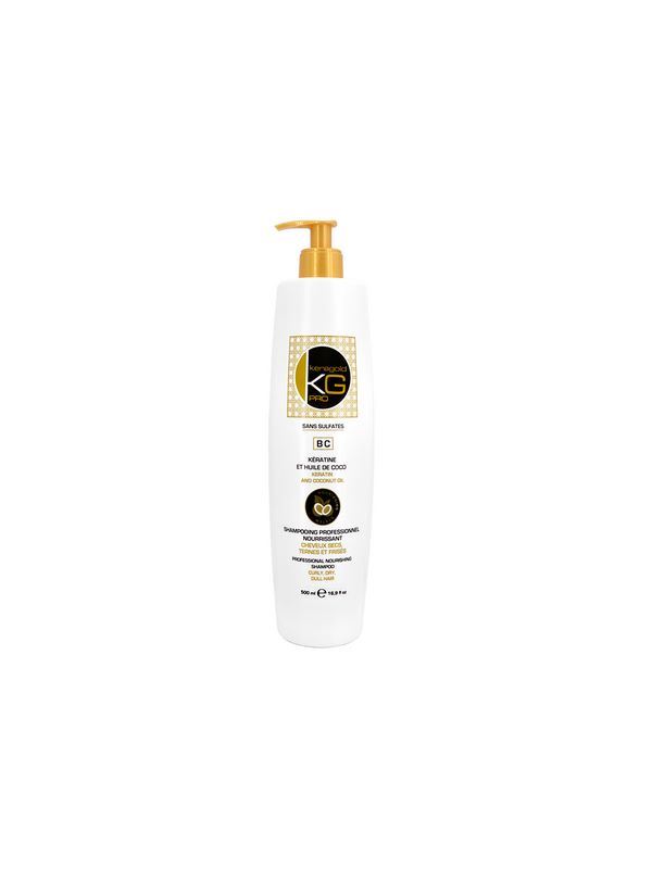 KERAGOLD – BC – Shampooing 500 ml – Kératine et huile de coco sans sulfates