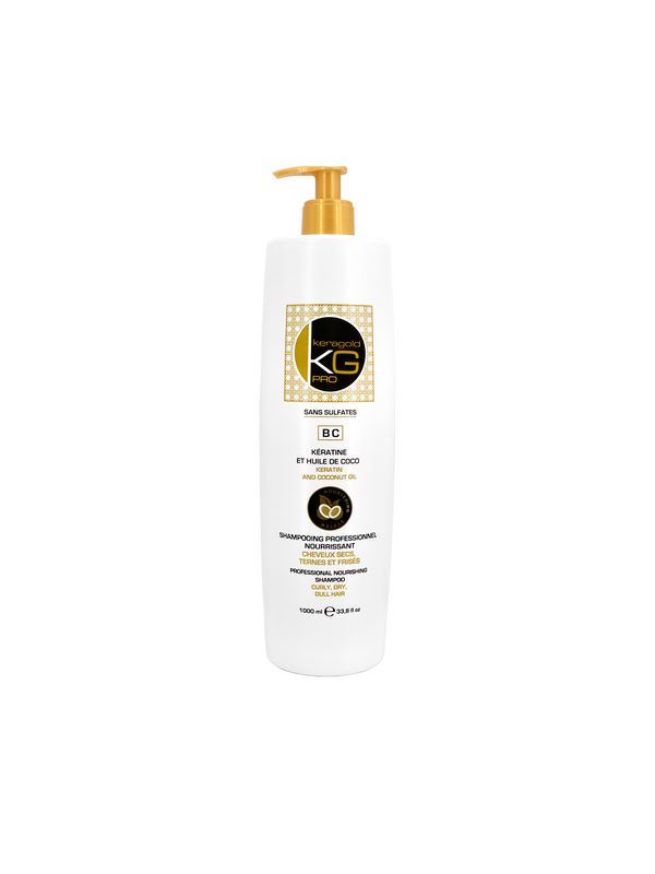 KERAGOLD – BC – Shampooing 1000 ml – Kératine et huile de coco sans sulfates