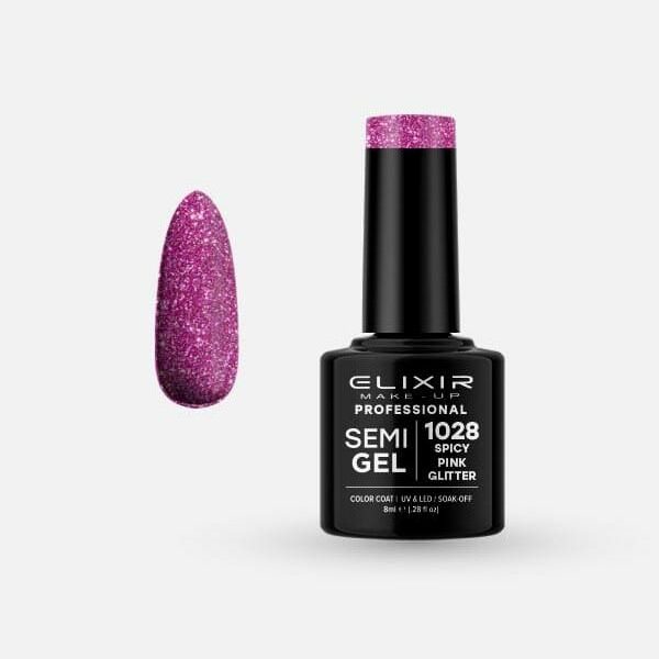 842-1028þVSP ELIXIR #1028 SPICY PINK GLITTER
