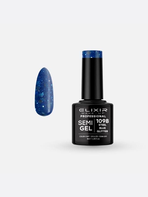 VSP ELIXIR #1098 STEEL BLUE GLITTER