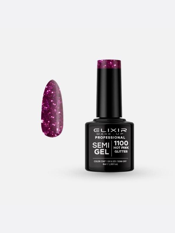 VSP ELIXIR #1100 HOT PINK GLITTER