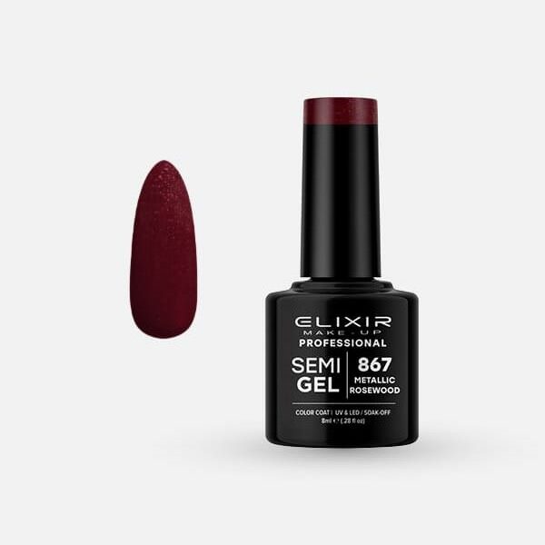 842-867þVSP ELIXIR #867 - Bordeaux Noir Glitter